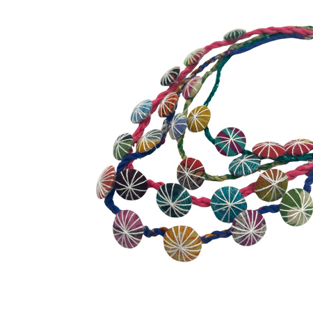 Naszyjnik – z bawełny z recyklingu