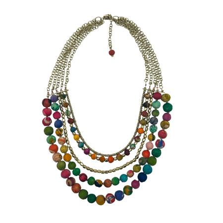 Naszyjnik – z bawełny z recyklingu