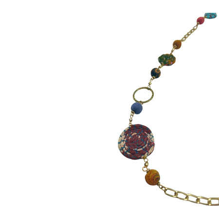 Naszyjnik – z bawełny z recyklingu