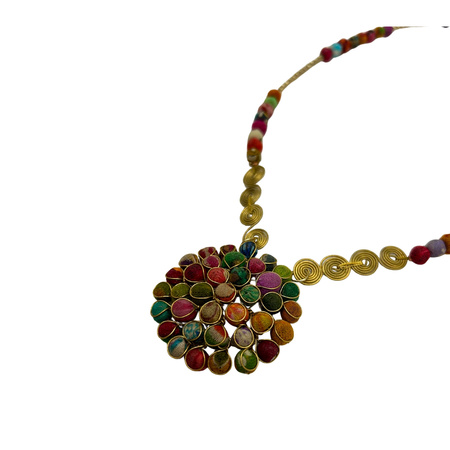 Naszyjnik – z bawełny z recyklingu