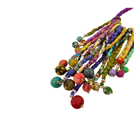 Naszyjnik – z bawełny z recyklingu