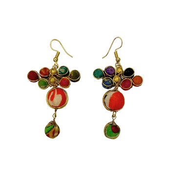 Kolczyki – z bawełny z recyklingu