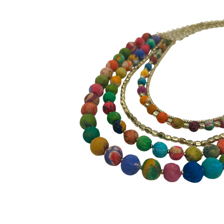 Naszyjnik – z bawełny z recyklingu