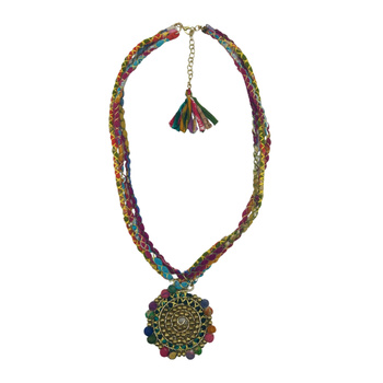 Naszyjnik – z bawełny z recyklingu