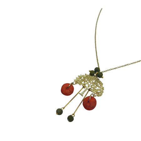 Naszyjnik – z bawełny z recyklingu