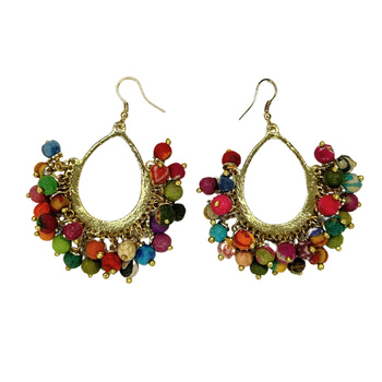 Kolczyki – z bawełny z recyklingu