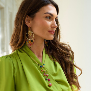 Naszyjnik – z bawełny z recyklingu