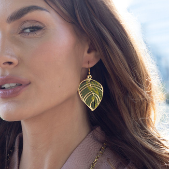 Kolczyki – z bawełny z recyklingu