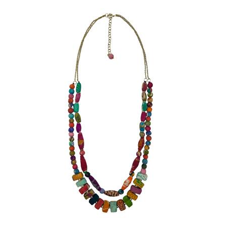 Naszyjnik – z bawełny z recyklingu