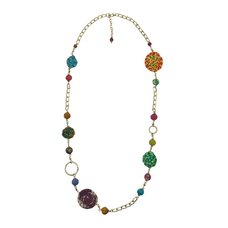 Naszyjnik – z bawełny z recyklingu