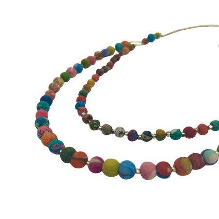 Naszyjnik – z bawełny z recyklingu