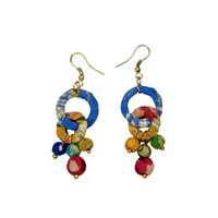 Kolczyki – z bawełny z recyklingu