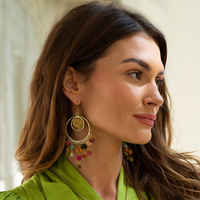 Kolczyki – z bawełny z recyklingu